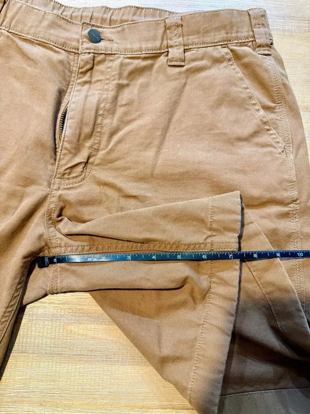 Carhartt Rugged Flex Relaxed-Fit Canvas Work Shorts Carhartt Brown Size 34